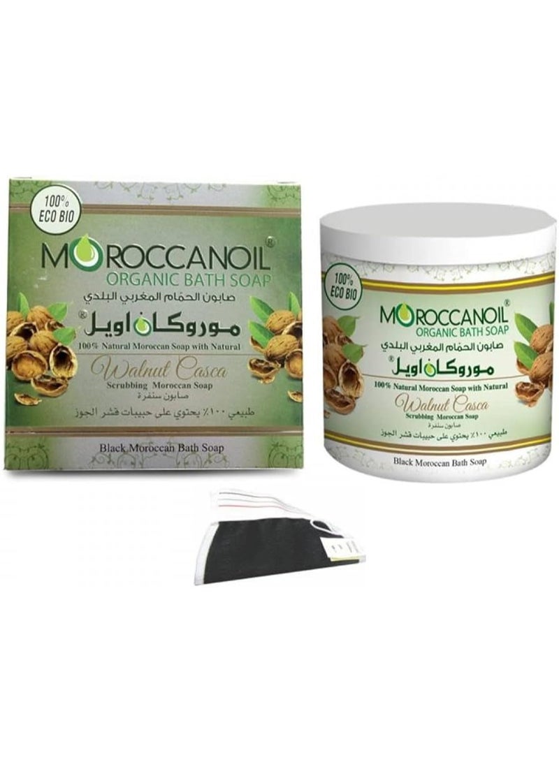 موروكان أويل صابون استحمام برائحة الجوز 250 مل - Image 1